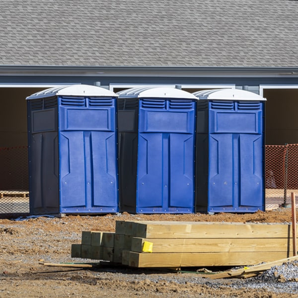 how often are the porta potties cleaned and serviced during a rental period in Good Hope IL